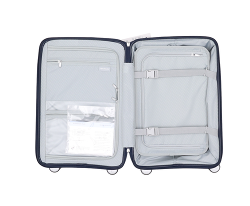 Samsonite Navy Elevation Plus Hardside Spinner Carry On Luggage T1073 22 in - Picture 2 of 5