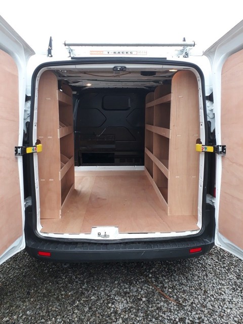ford transit custom storage
