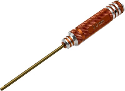 Hobby Grade 3mm Hex Allen Key Driver RC Car Alloy Orange Quick Change ...