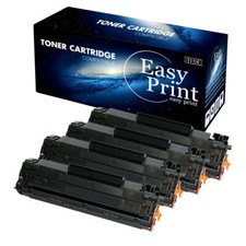 4PK Black CB436A Toner Cartridges replace for HP 36A LaserJet P1504n M1522n