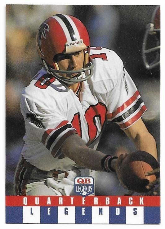 STEVE BARTKOWSKI 1991 Quarterback Legends Football card #2 Atlanta Falcons NR MT
