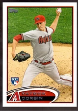 2012 TOPPS UPDATE #US16 PATRICK CORBIN ROOKIE