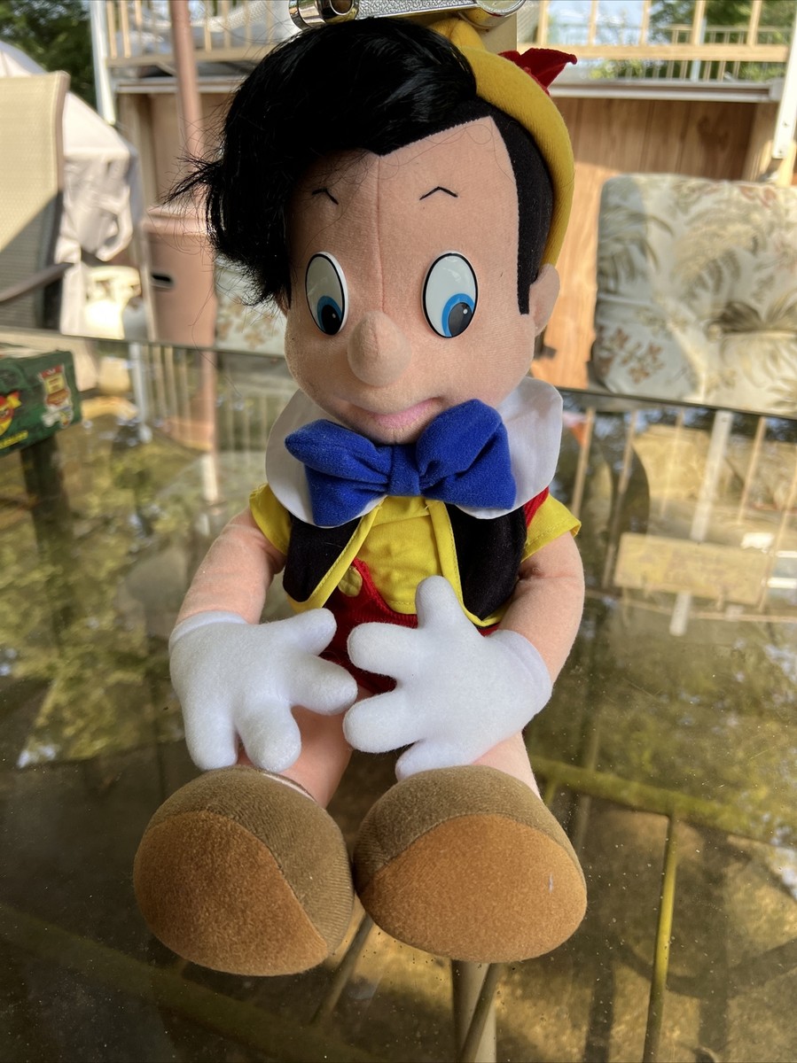 Vintage Mattel Pinocchio Doll Plush 1992 Disney Stuffed Toy | eBay