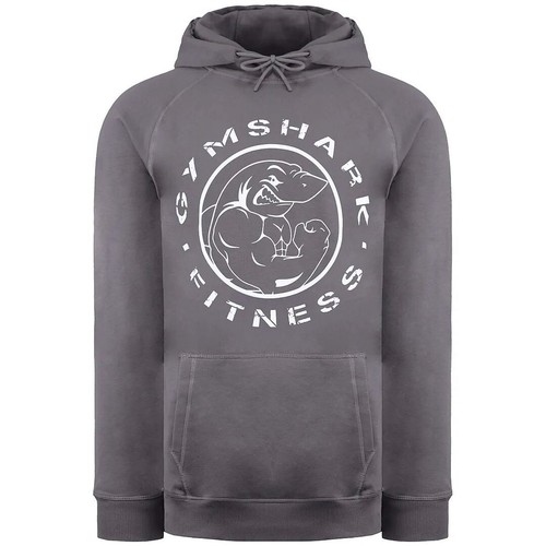 Brandneu Gymshark Herren Langarm grau Legacy Hoodie Größe Large £45