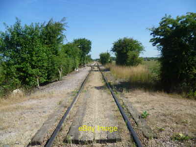 Foto 6x4 Eisenbahnstrecke nach Brett Gravel Works diese eingleisige Strecke quer um 2013