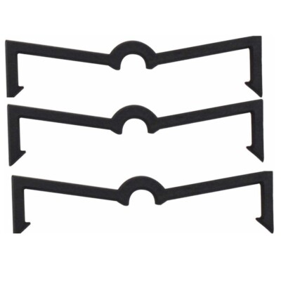 100X Black Plastic Peg Hooks Lock Fixer Peg Board Hook Pegboard Display N775
