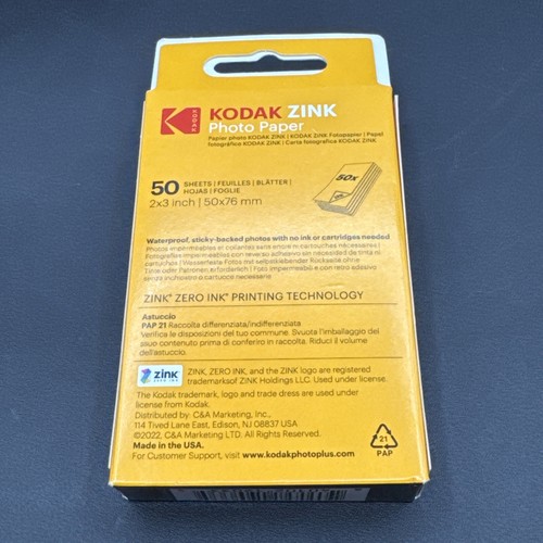 Kodak PRINTOMATIC 5MP Digital & Instant Print Camera w/Photo Paper/64GB SD/Book - Picture 17 of 19