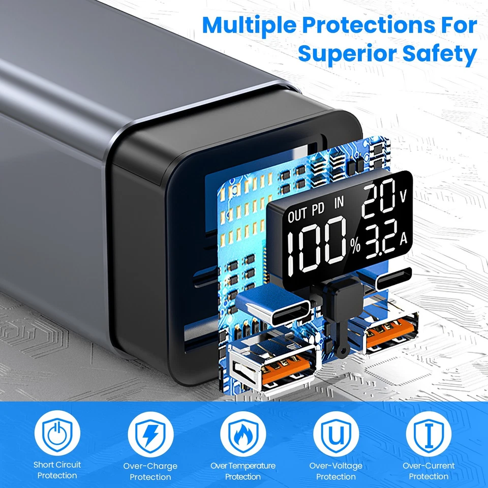 20000mah 65W USB-C PD Laptop Power Bank Fast Charging Power Bank Type-C Charger - Image 2 of 4