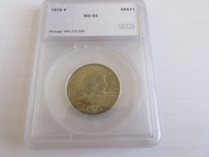 1979-P , Susan B. Anthony Dollar , UC 1979-P , Susan B. Anthony Dollar , UC