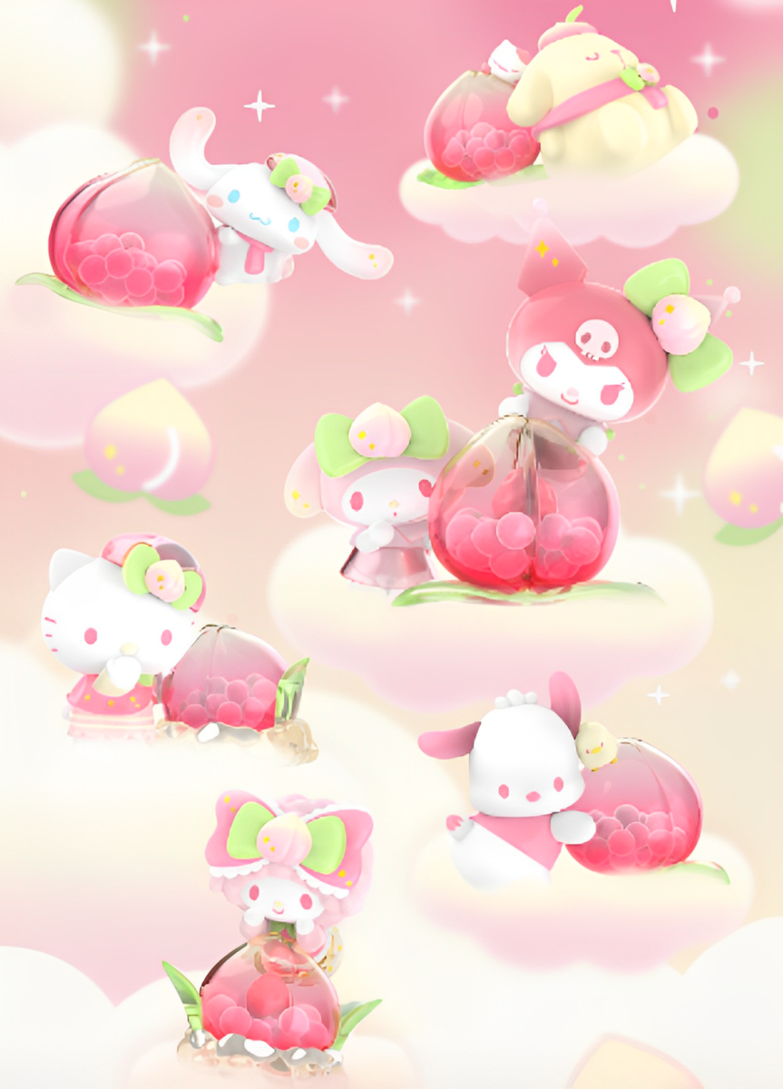 TOPTOY Sanrio Characters Vitality Peach Paradise Series Blind Box