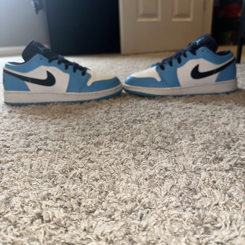 Size 6.5 - Jordan 1 Low UNC 2021 Black/University Blue/White - 第 3/5 張圖片