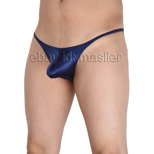 Men's Shiny Pouch Bikini Briefs Fashion Sexy Underwear Shorts Underpants - Picture 14 of 15