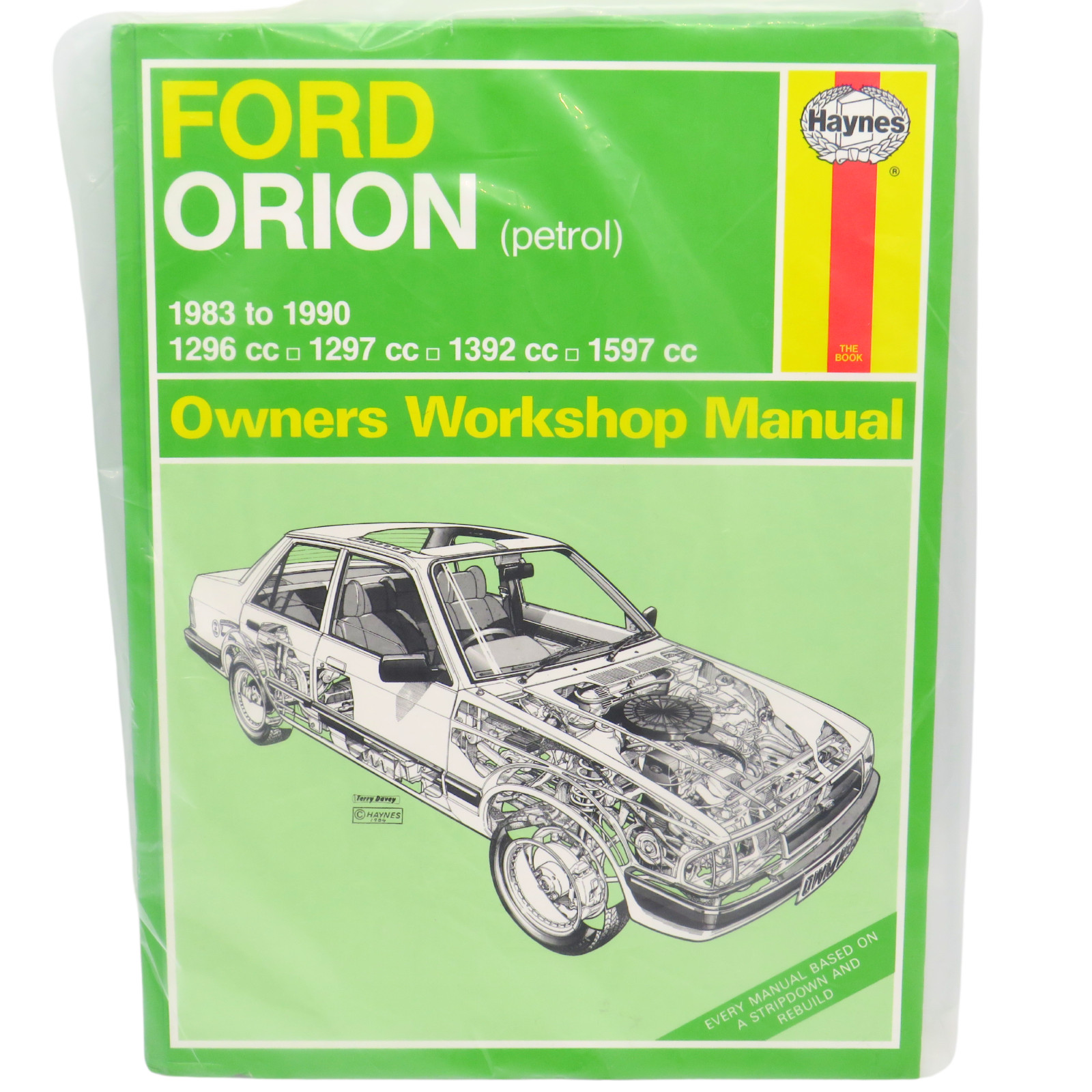Haynes Manual Ford Orion Petrol 1983-1990 Hardback 1296/1297/1392/1597cc -H