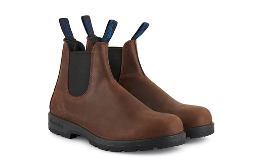 Blundstone Unisex Boots Chelsea Brown 1477 Thermal Waterproof Leather Ankle Boot - Picture 4 of 11