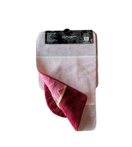 Madison 3 Piece Bathroom Rug Set, Bathroom Rug, Contour Rug & Lid Cover 6 Colors - Picture 24 of 30