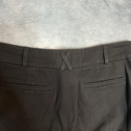 Anthropologie Essential schmale Hose Damengröße 8 schwarz mittlerer Bund Reißverschluss Hosenschlitz - Bild 22 von 23