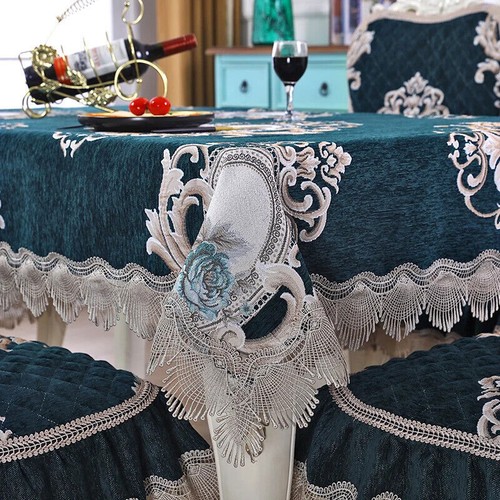 Chinese Style Chair Covers Winter Table Dining Chair Cushion Tablecloths Cover - Picture 8 of 26