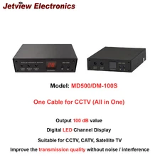 NEW! MD-500/DM-100S Video Transmission Device Agile Modulator/One Cable Solution