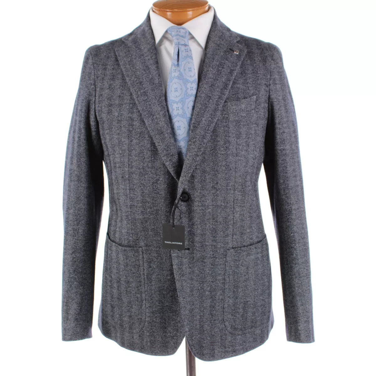 Tagliatore button-down cotton waistcoat - Black