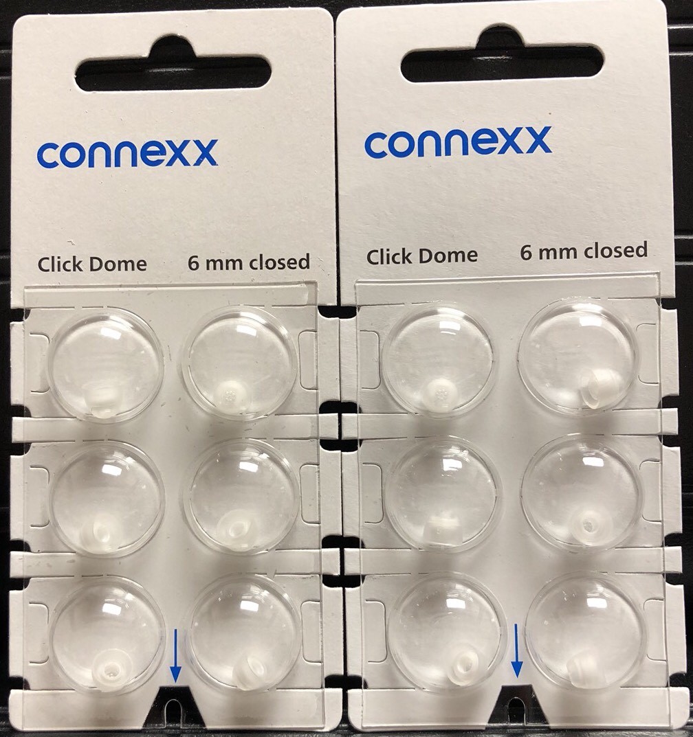 2 Packs Siemens Signia Rexton Miracle Ear 6mm Closed Click D
