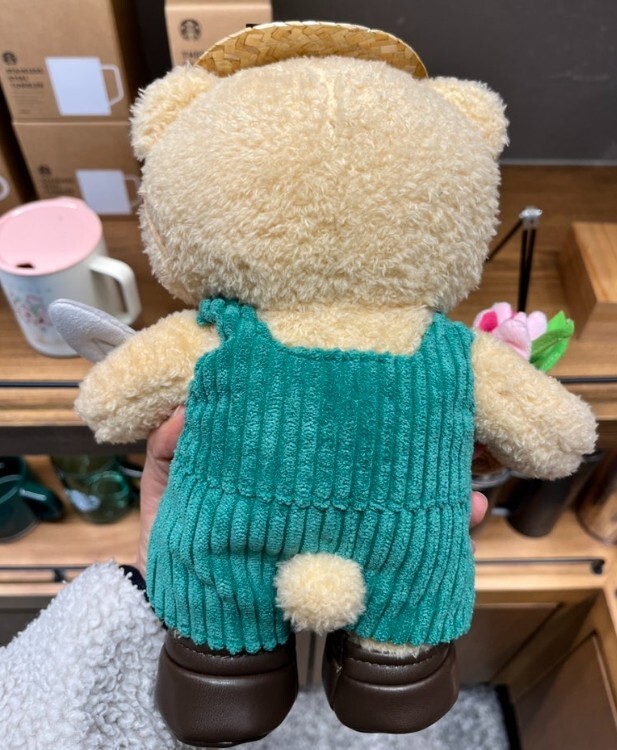 STARBUCKS Korea 2025 Flower Market Gardener Bearista Bear