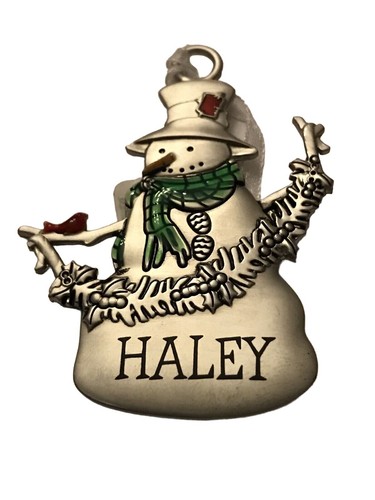 Hallmark Metal Snowman Ornament Personalized Name Special People You Pick! - Picture 60 of 118