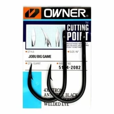 OWNER 5134-2082 Jobu Big Game Hook Size 11/0 Pack of 2 + Free Post