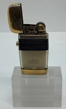 Vintage VU-LIGHTER SCRIPTO Clear With Crown USA