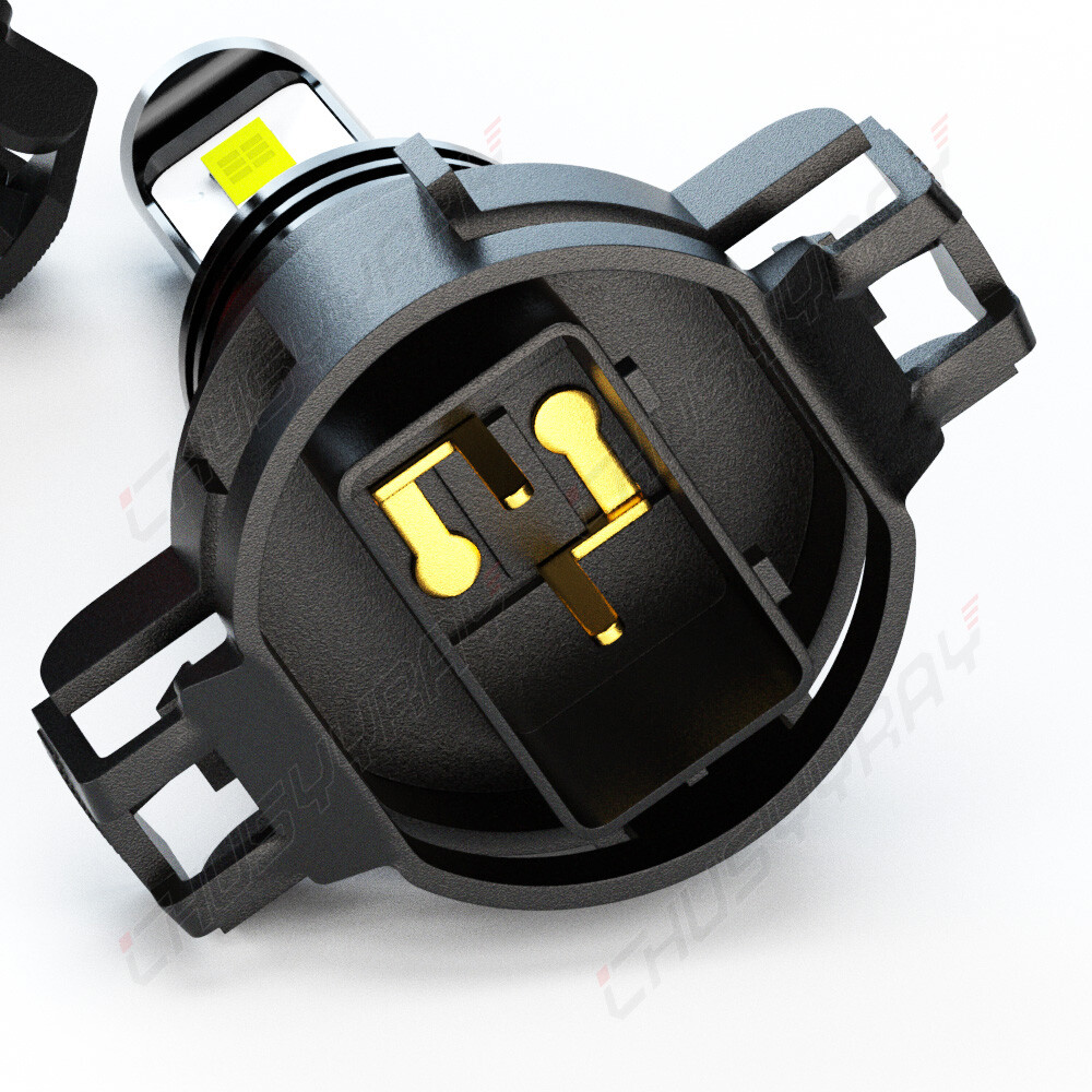 White LED Daytime Running Light + Fog Light Bulbs For Chevy