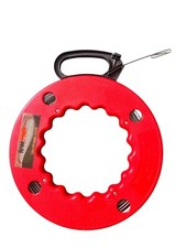 Ram Pro 100 ft Fish Tape Wire Cable Puller Tool – Flexible with Double Loop Tip