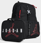 Nike Jordan KID Backpack 13" Laptop LUNCH BOX Black SCHOOL Bag 9A0775 $65 NEW