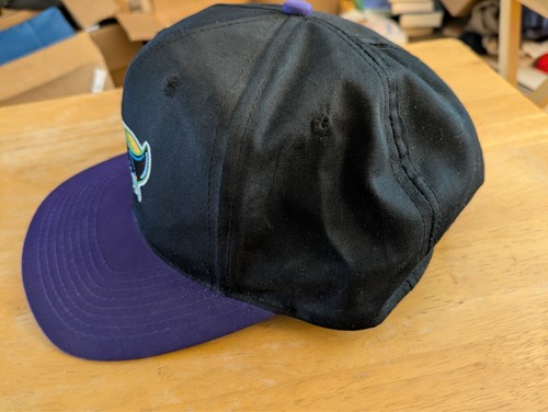 Vintage BallCap MLB Tampa Bay Devil Rays Plain Logo 7 Snapback Hat 90’s with TAG - Picture 3 of 5