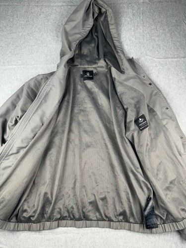 Volcom Gray Water Resistant Mesh Lining Enemy Stone Windbreaker Jacket Size M - Picture 11 of 24