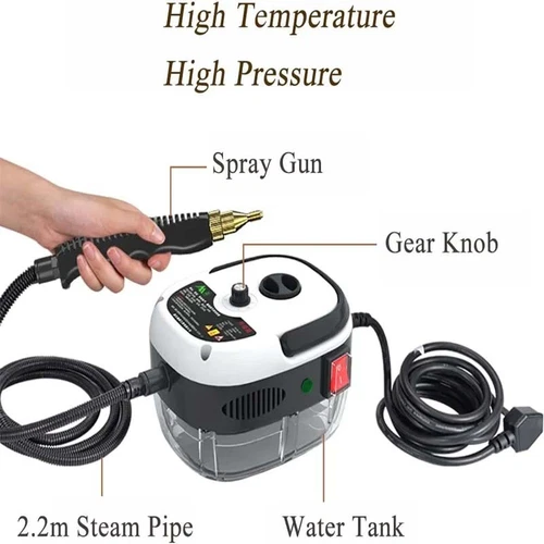 2500W Portable Handheld Steam Cleaner High Temperature Steam Cleaning Machine UK - Picture 15 of 21
