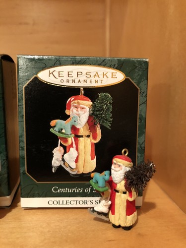 Hallmark Keepsake Miniature Ornaments Complete Collector Set CENTURIES OF SANTA - Picture 7 of 12