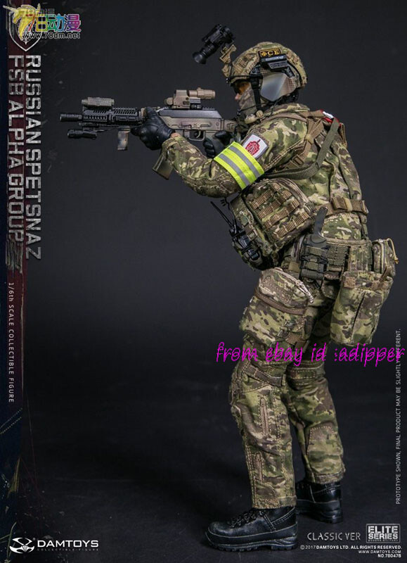 Damtoys 1/6 Dam78047b Russian Spetsnaz Fsb Alpha Group Classic Ver