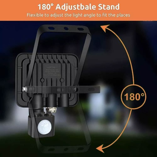 PIR LED Inundador Foco Exterior IP66 con Detector de Movimiento Lámpara 20W 30W 50W 100W DE - Imagen 17 de 22