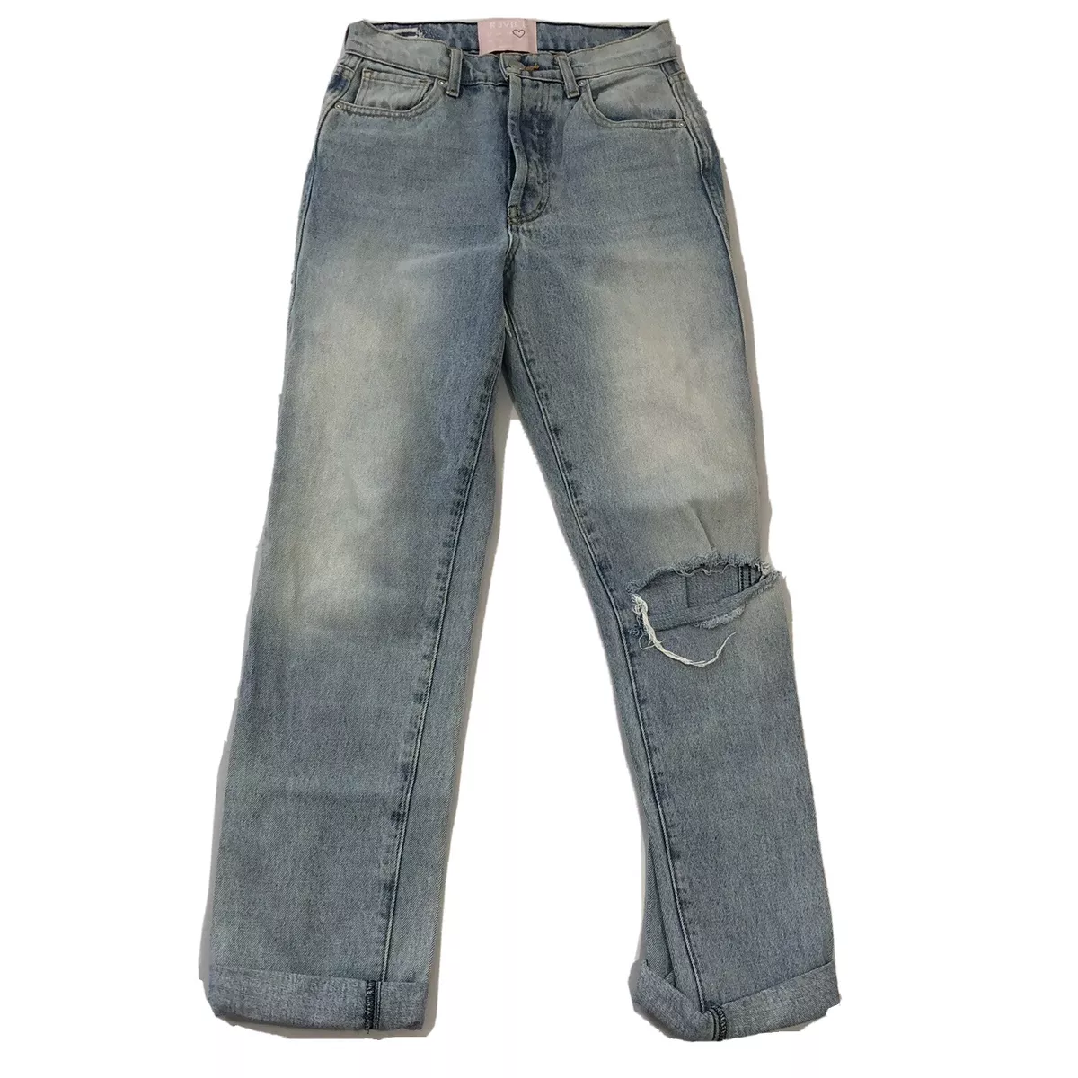 Ripped back jeans womens sales