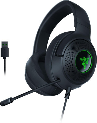 Kraken V3 X Wired USB Gaming Headset: Lightweight Build - Triforce 40Mm Drivers