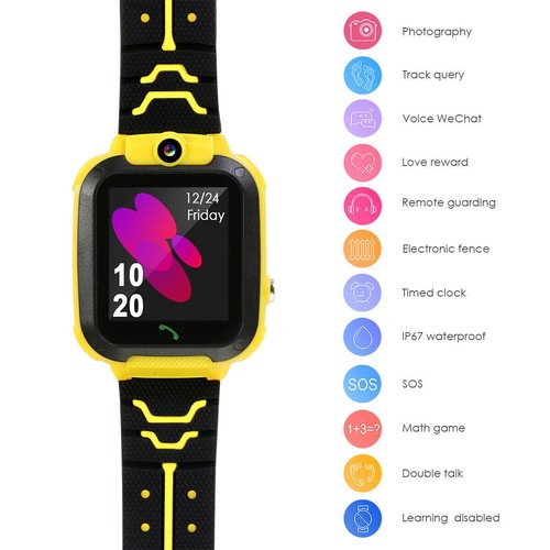 Kids Anti-lost Tracker Smart Watch Waterproof SOS Call Wristwatch Android & IOS - Picture 3 of 6