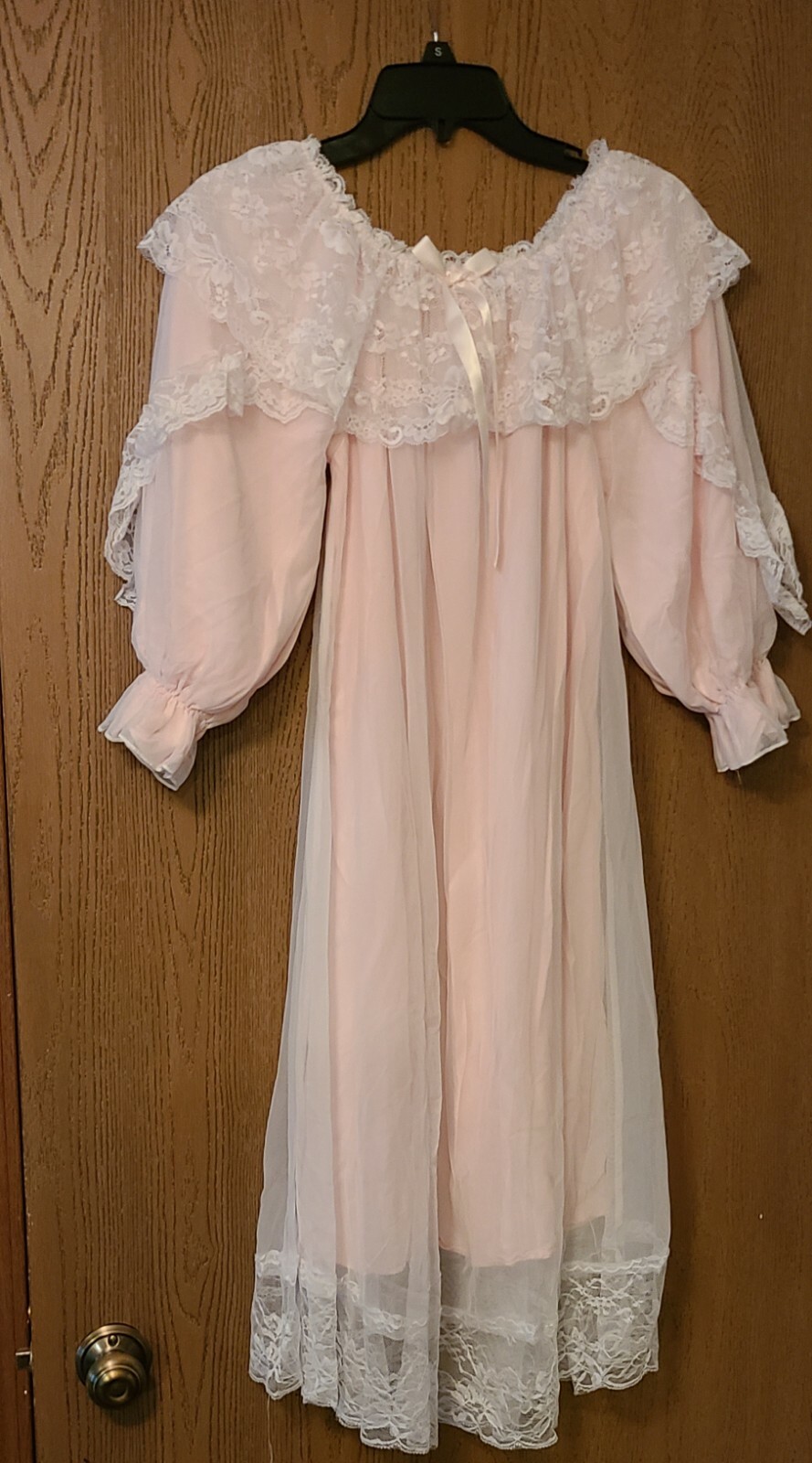 Vintage Baby Doll Pajamas, 1960's Lace Gem