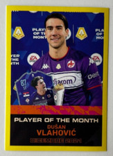 Dusan VLAHOVIC Fiorentina Panini Footballers 2021 2022 PM4 Player of the Month