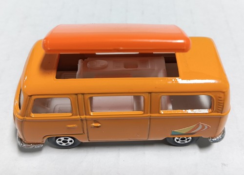 MATCHBOX SUPERFAST VOLKSWAGEN CAMPER VAN ORANGE PAINT LESNEY COMPLETE NO BOX - Picture 3 of 6