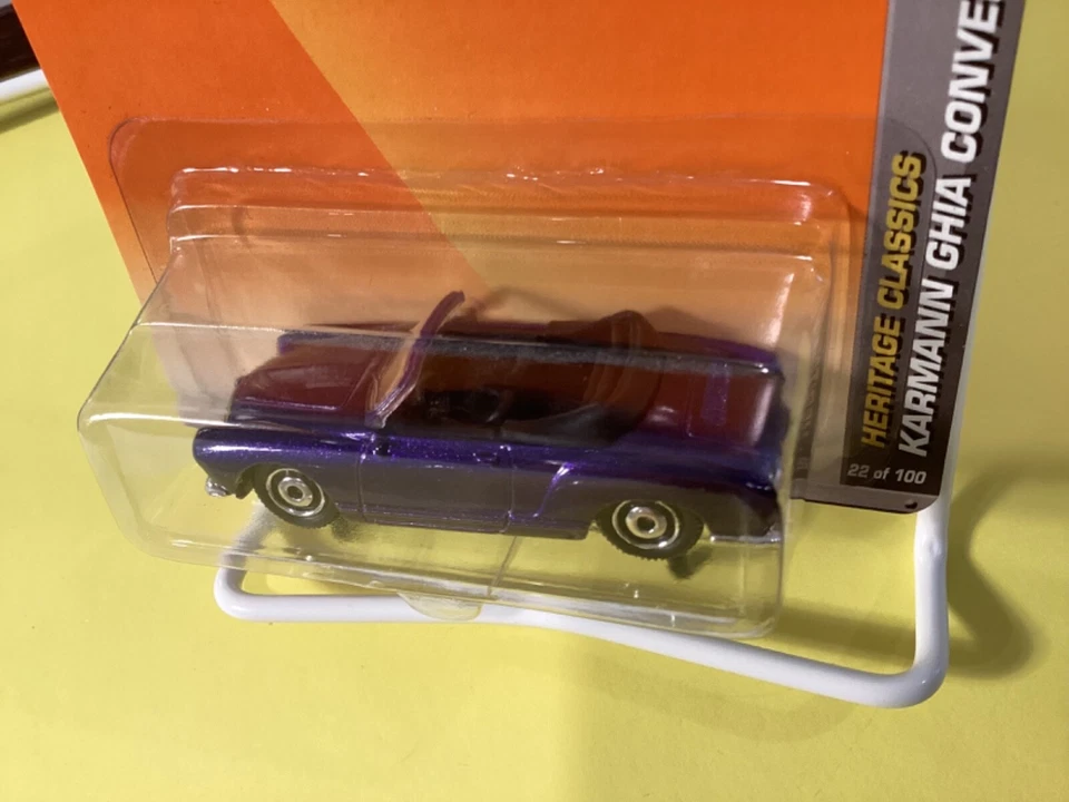 Matchbox Heritage Classics Karmann Ghia Convertible (Purple) 22/100 - Image 4 of 4