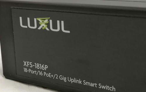 Luxul Switch XFS-1816P 18 Port/16 PoE+/ 2 Gig / Uplink Smart Switch - Picture 3 of 8