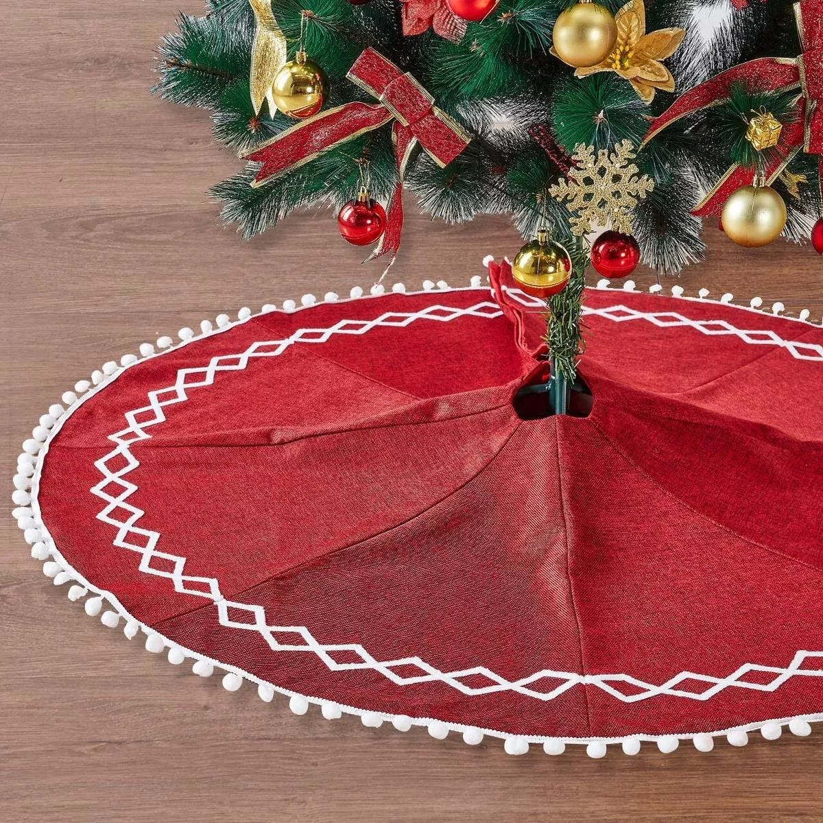 White lace tree skirt top