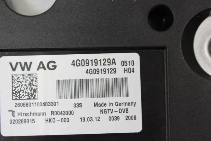 SINTONIZADOR DE TV ORIGINAL AUDI A8 4H DIGITAL DVB TV MMI 3G + 4G0919129A - Imagen 3 de 4