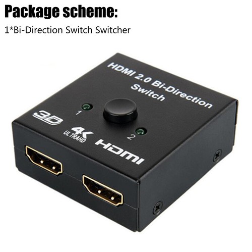 HDMI 2.0 Bi-Direction Switch Switcher 4K Cable Splitter HUB HDCP 2x1 1x2 In Out - Picture 10 of 14