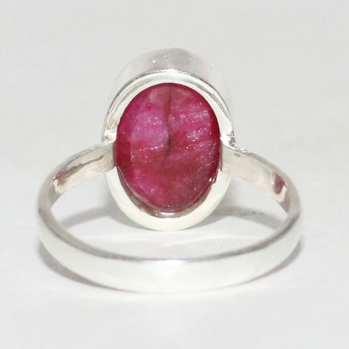 925 Sterling Silver Natural Ruby Ring Handmade Gemstone Jewelry All Size - Picture 5 of 6