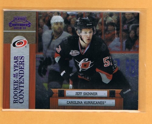 2010-11 Contenders Jeff Skinner Rookie of the Year Contenders /100 Hurricanes - Picture 1 of 1